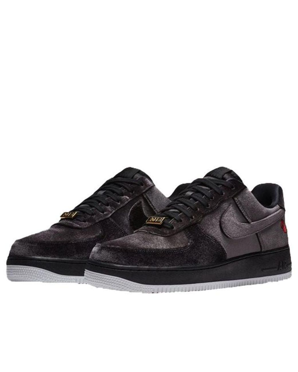 Nike Black Air Force 1 07 Qs 'Velvet Rose' for men