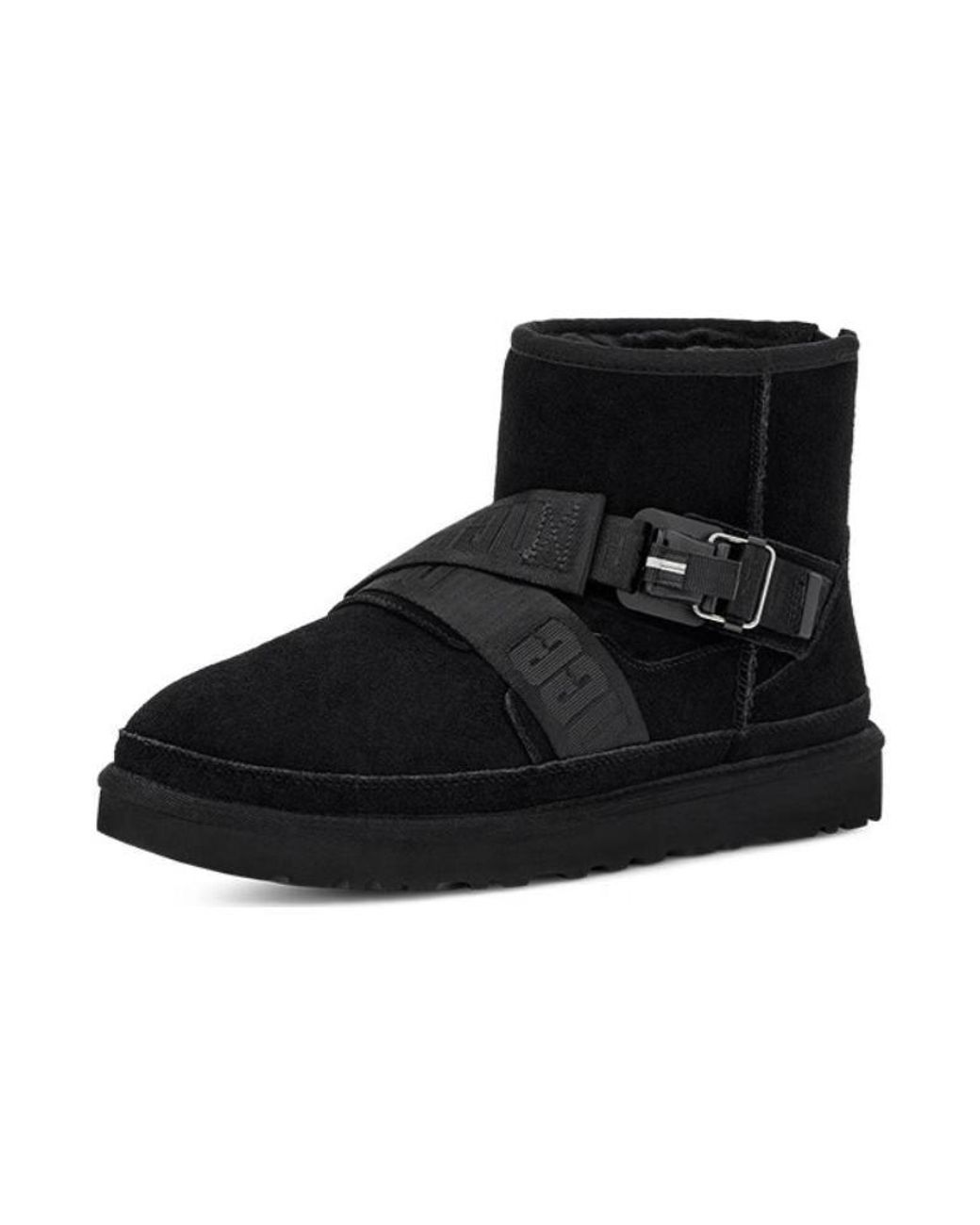 Ugg Black Classic Mini Quickclick Boot for men