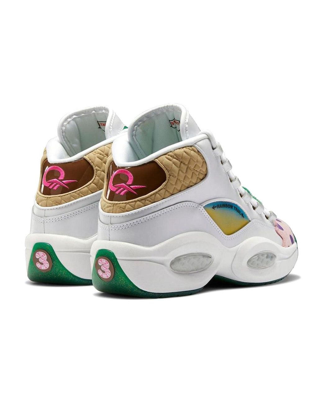 Reebok White Hasbro X Question Mid 'Candy Land' for men