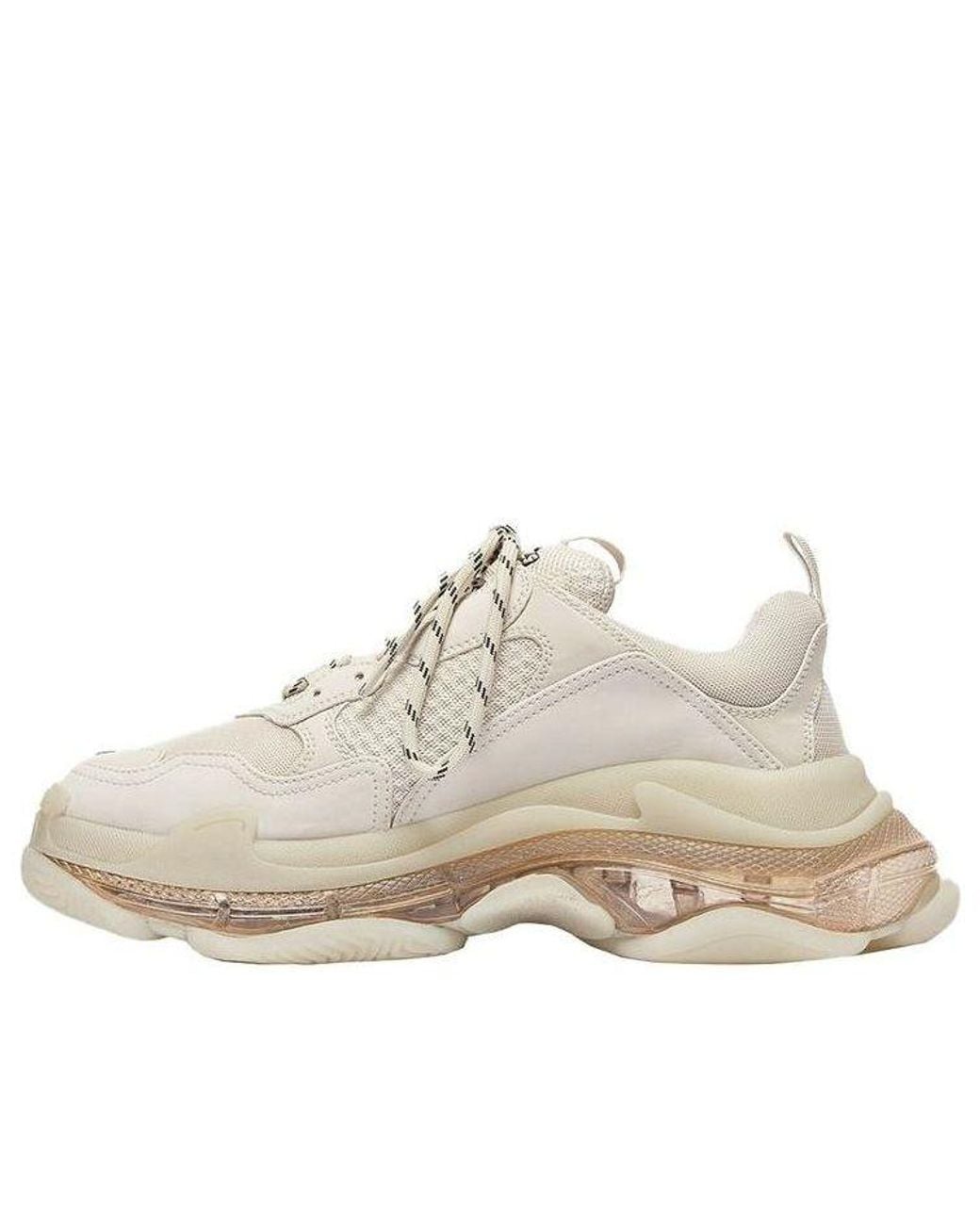 Balenciaga White (Wmns) Triple S Sneaker 'Clear Sole