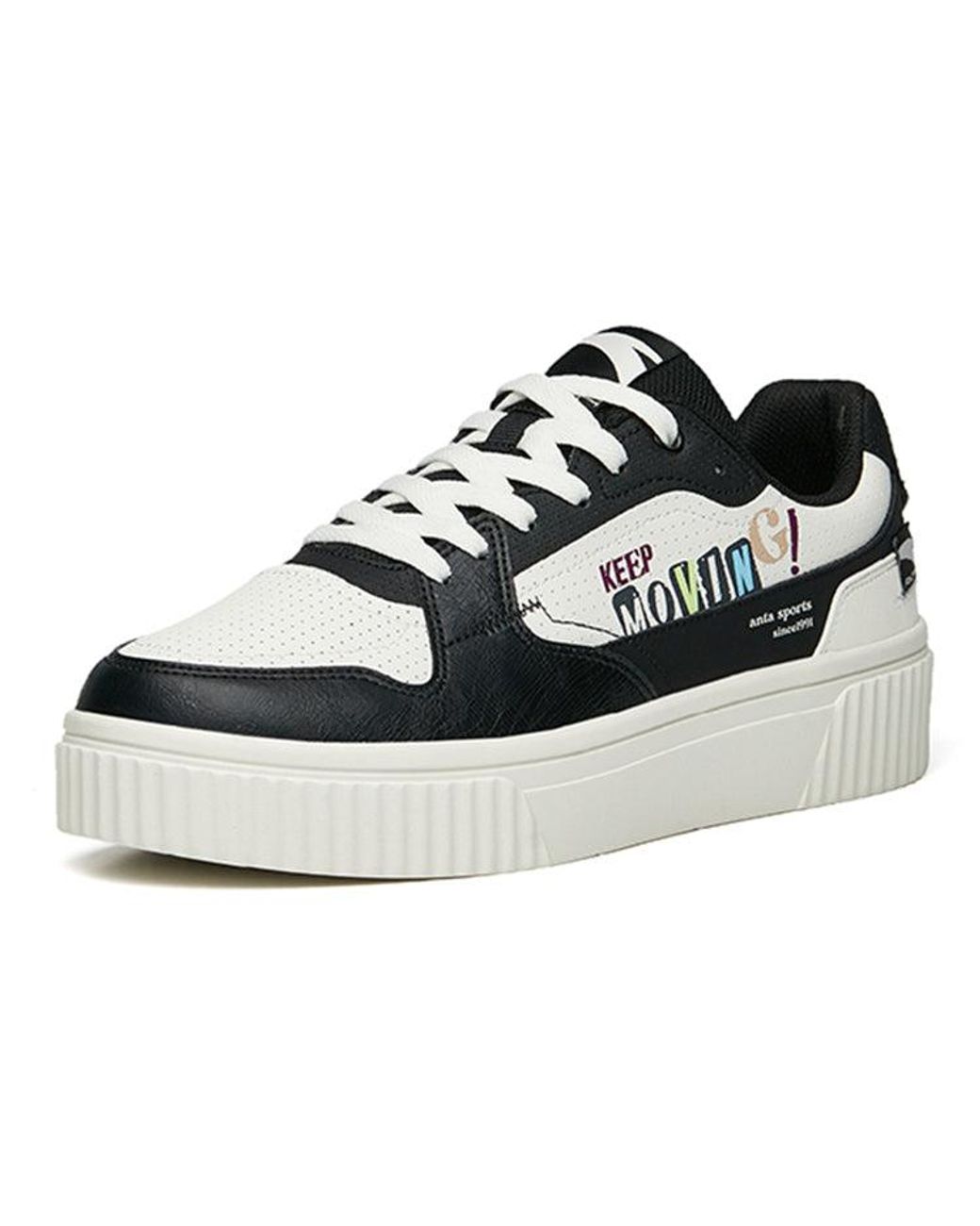 Anta Black Classic Lifestyle Low-Top for men