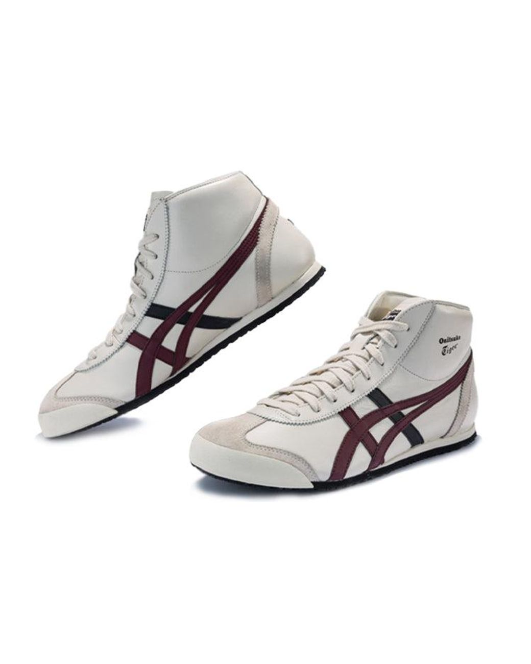 Onitsuka Tiger Gray Mexico Mid Runner 'Creamwhite' for men