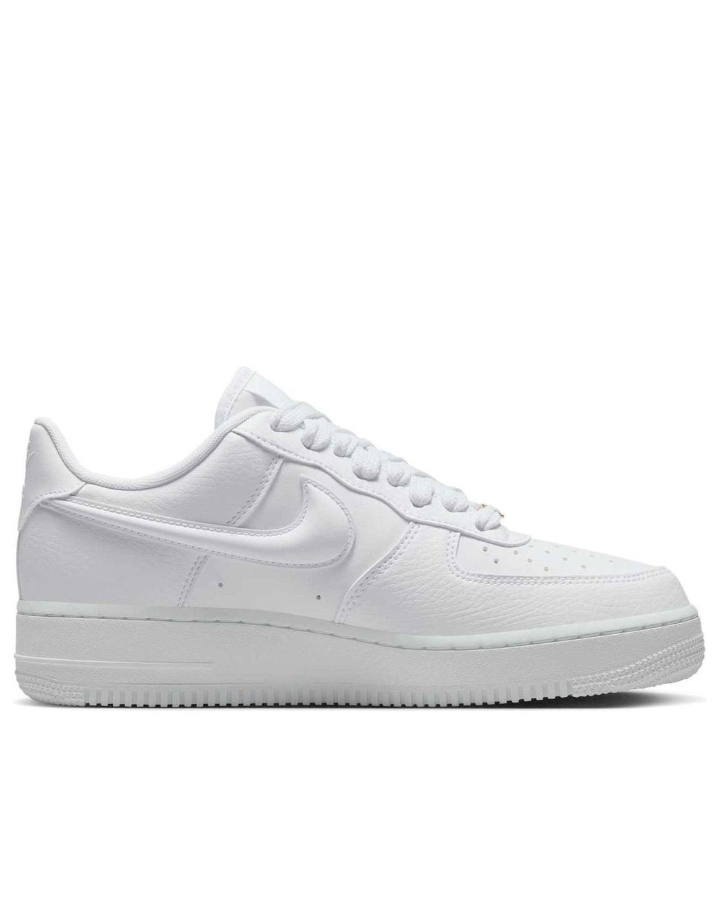 Nike White (Wmns) Air Force 1 Low '07 Next Nature 'Triple Bulbous Swoosh'