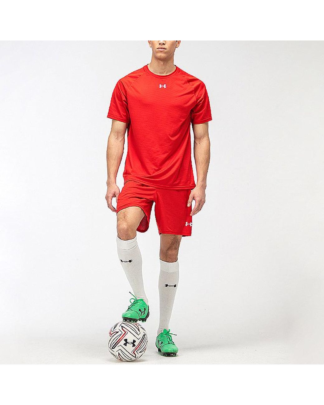 Under Armour Red Launch 7 Shorts for men