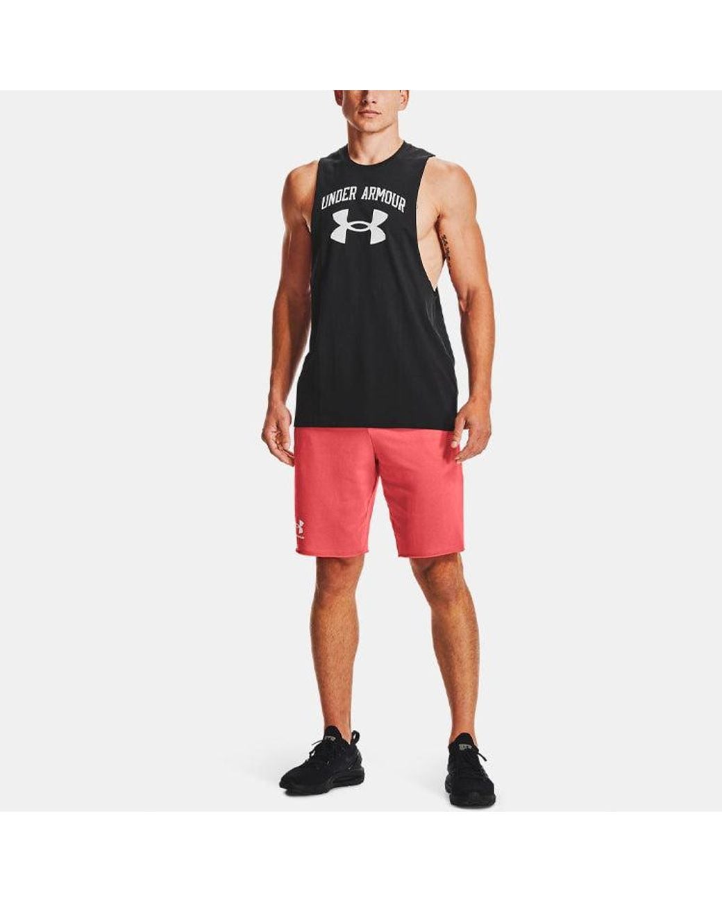 Under Armour Black Training Graphics Tank Top for men
