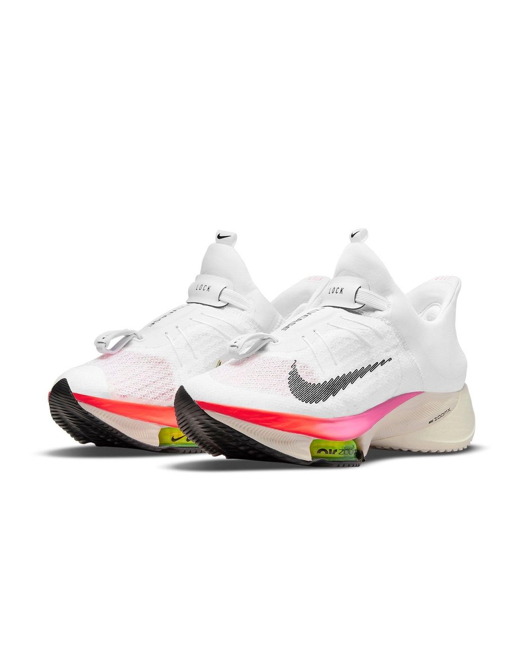 Nike White (Wmns) Air Zoom Tempo Next% Flyease 'Rawdacious'