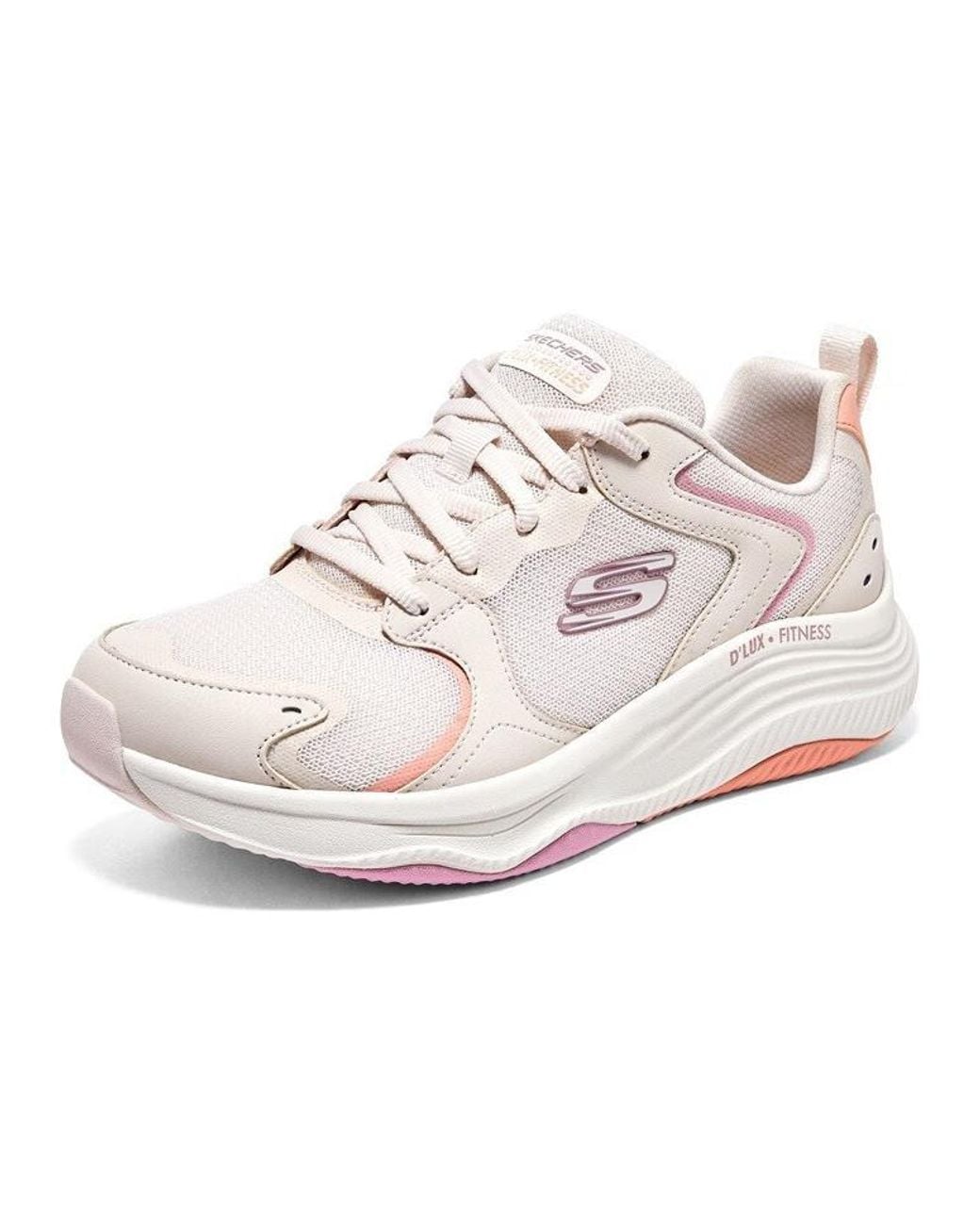 Skechers White (Wmns) D'Lux Fitness