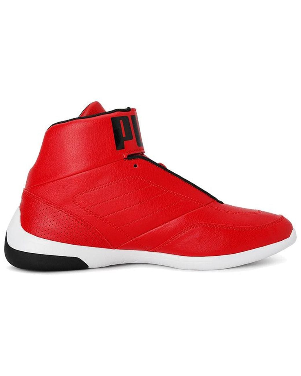 PUMA Red Scuderia Ferrari X Kart Cat Mid 3 High 'Rosso Corsa' for men