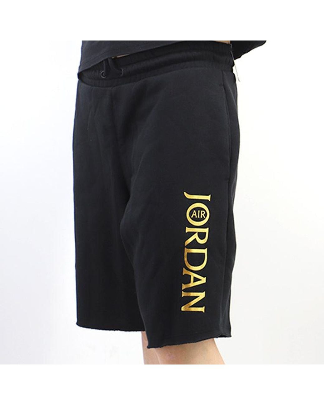 Nike Black Fleece Bronzing Pure Cotton Sports Knit Shorts for men