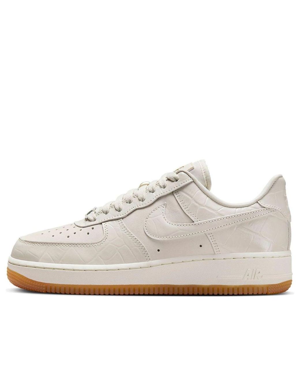 Nike White (Wmns) Air Force 1 Low '07 Gum'