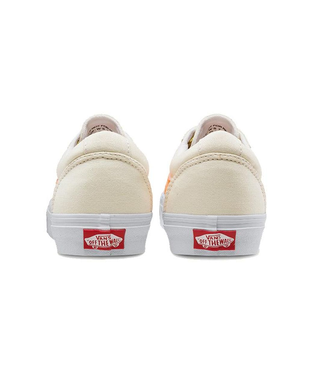 Vans White (Wmns) Ward 'Tangerine Off'