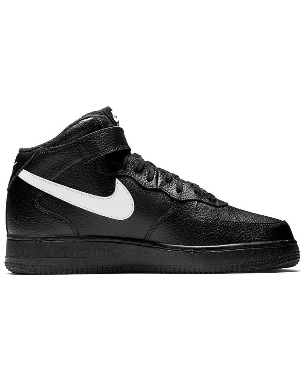 Nike Black Air Force 1 Mid '07 Sail' for men