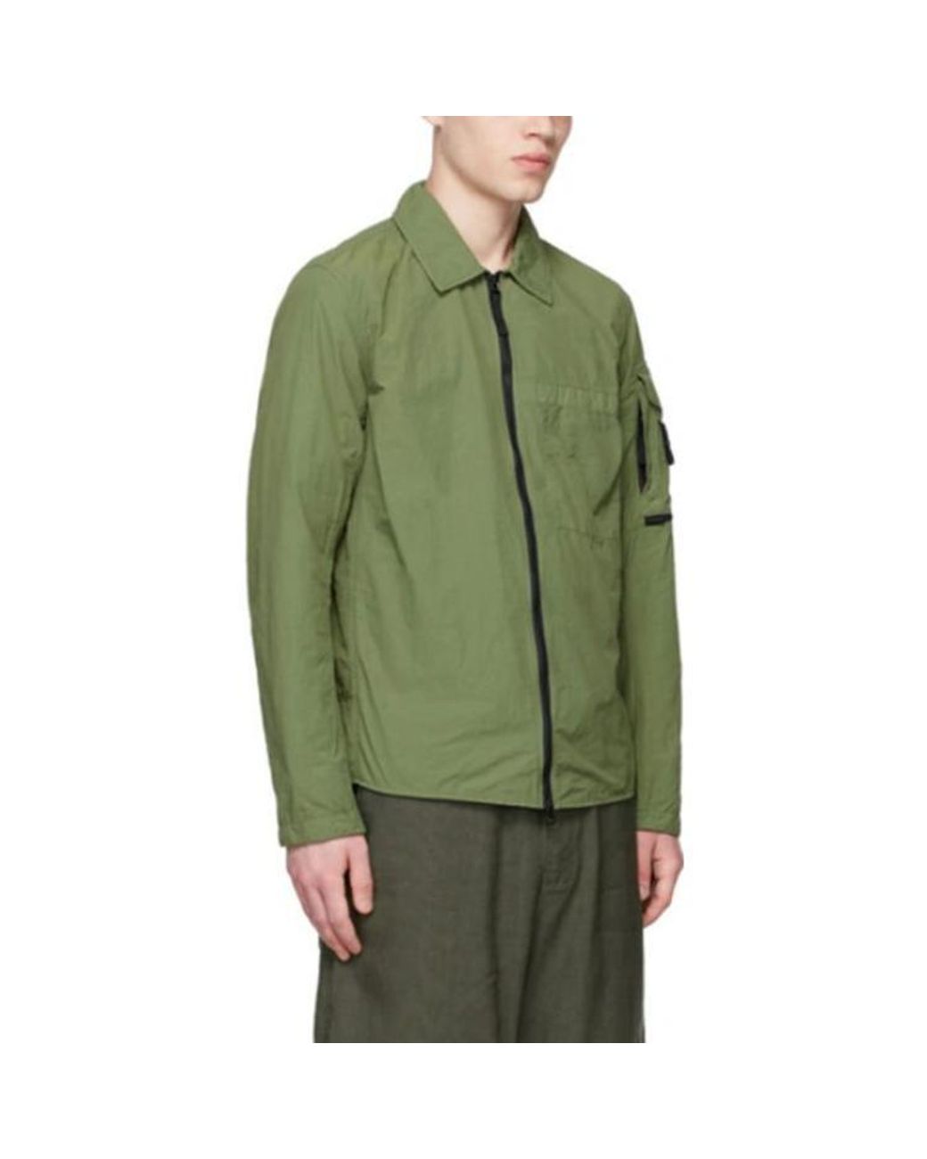 Stone Island Green Naslan Light Jacket for men
