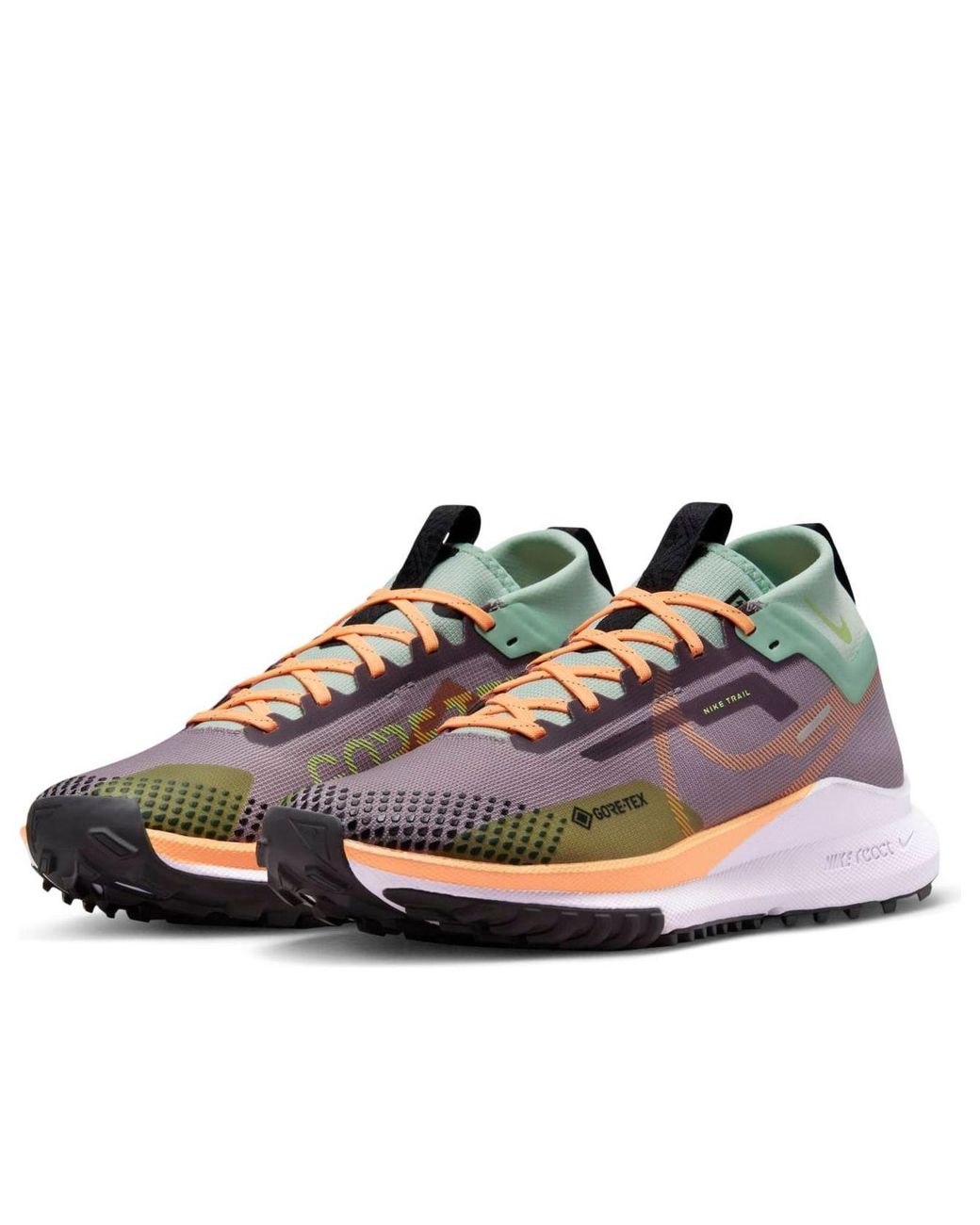 Nike White React Pegasus Trail 4 Dj7929-500 Gore-Tex Running Shoes