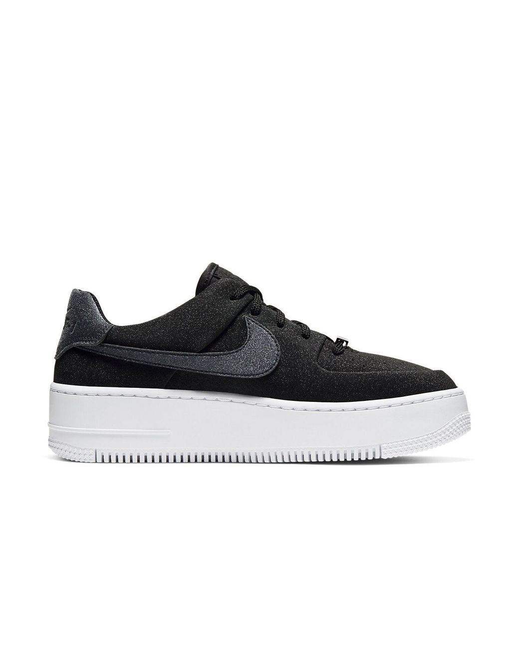 Nike Black (Wmns) Air Force 1 Sage Low Lx