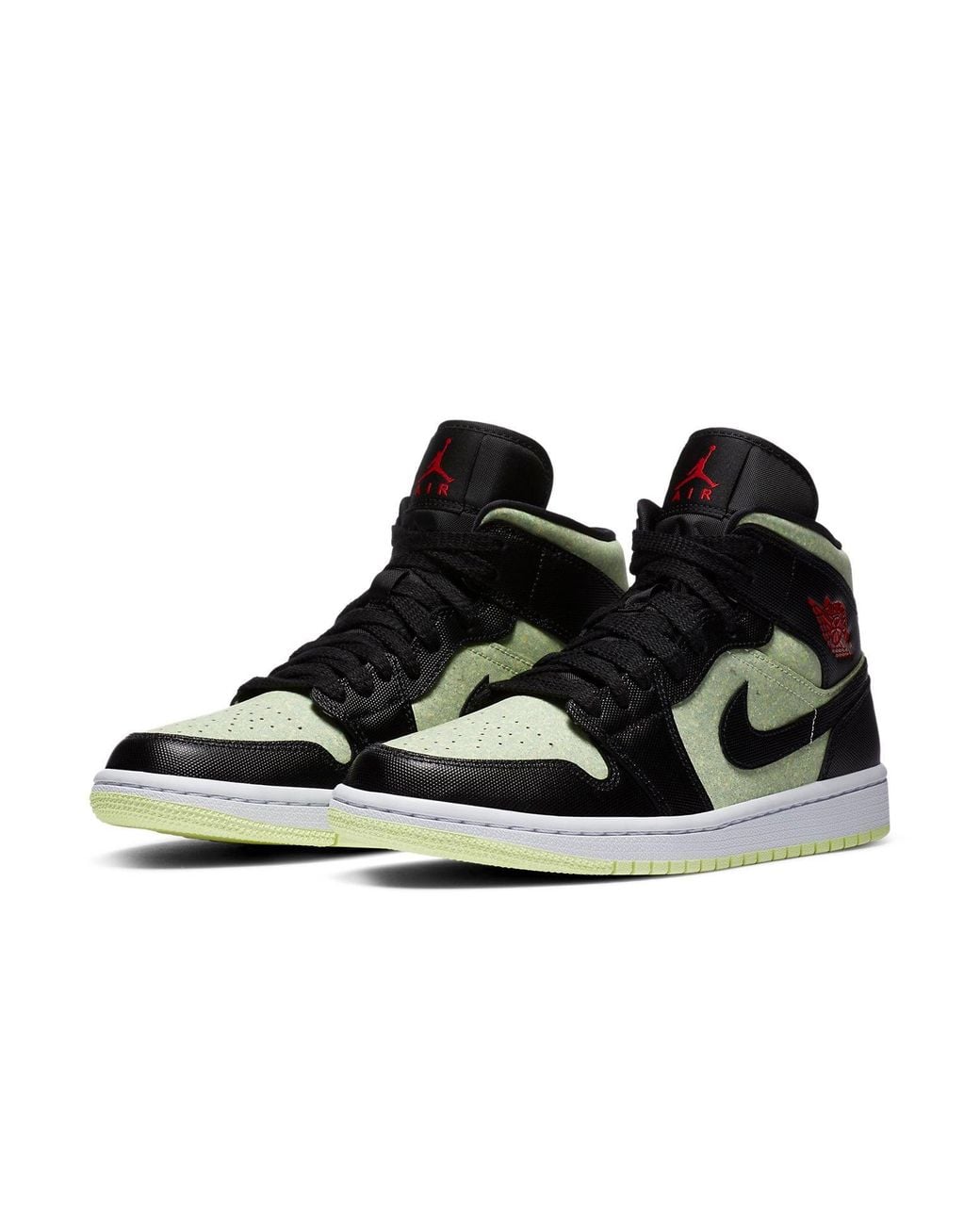 Nike Black (Wmns) 1 Mid Se Barely Volt'