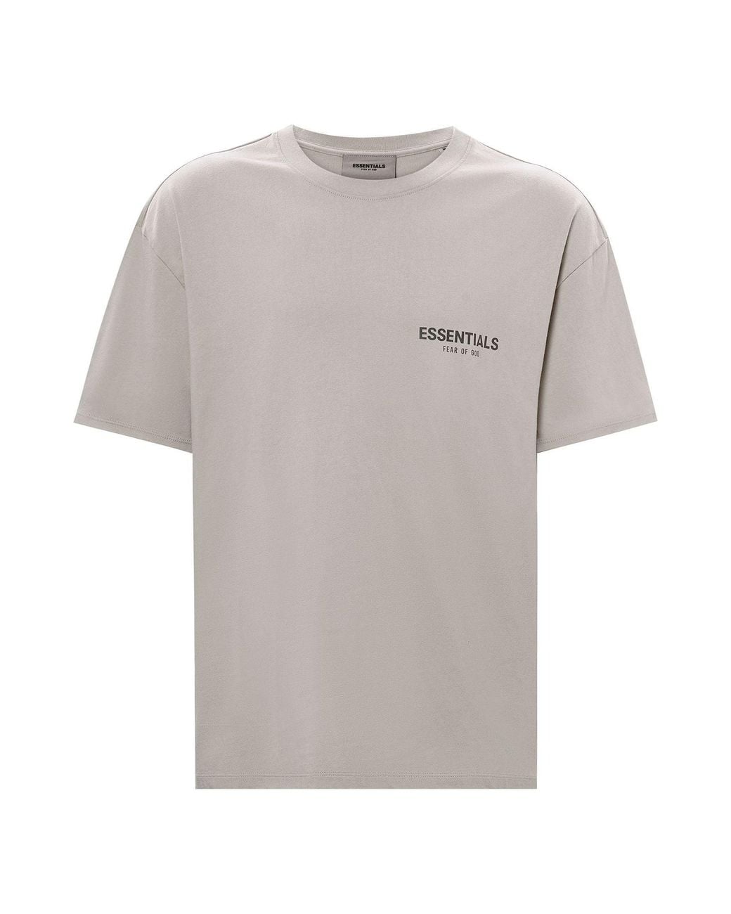 Fear Of God Gray Fw21 Short Sleeve Tee for men