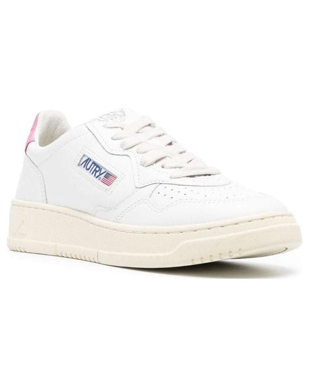 Autry White (Wmns) Medalist Low Leather