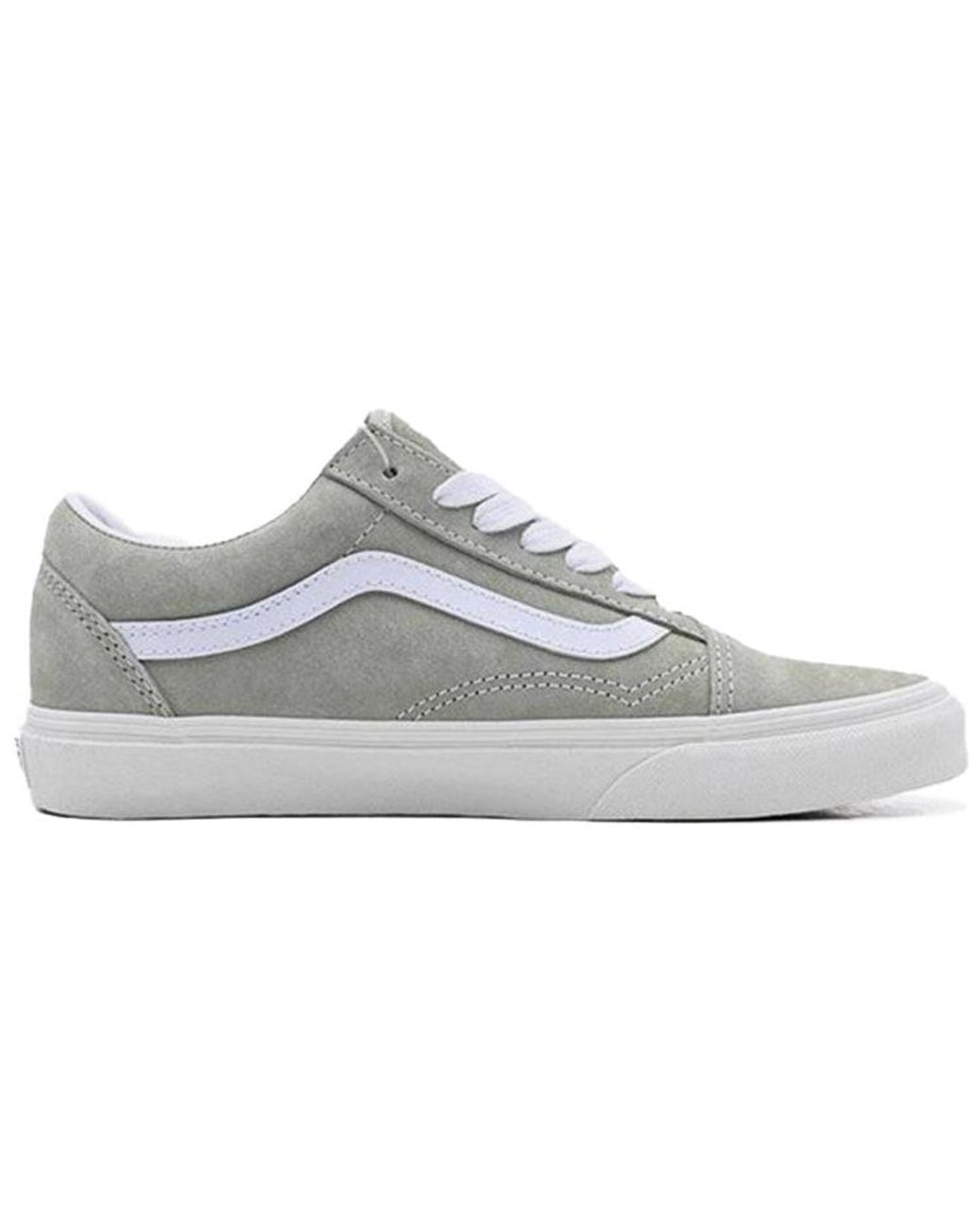 Vans White Old Skool Low-Top Sneakers for men