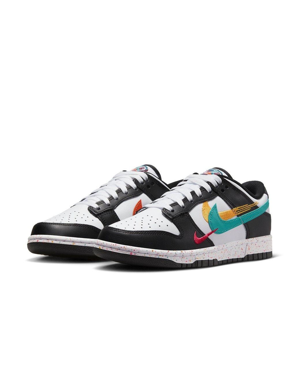 Nike Black (Wmns) Dunk Low 'Multi-Swoosh'