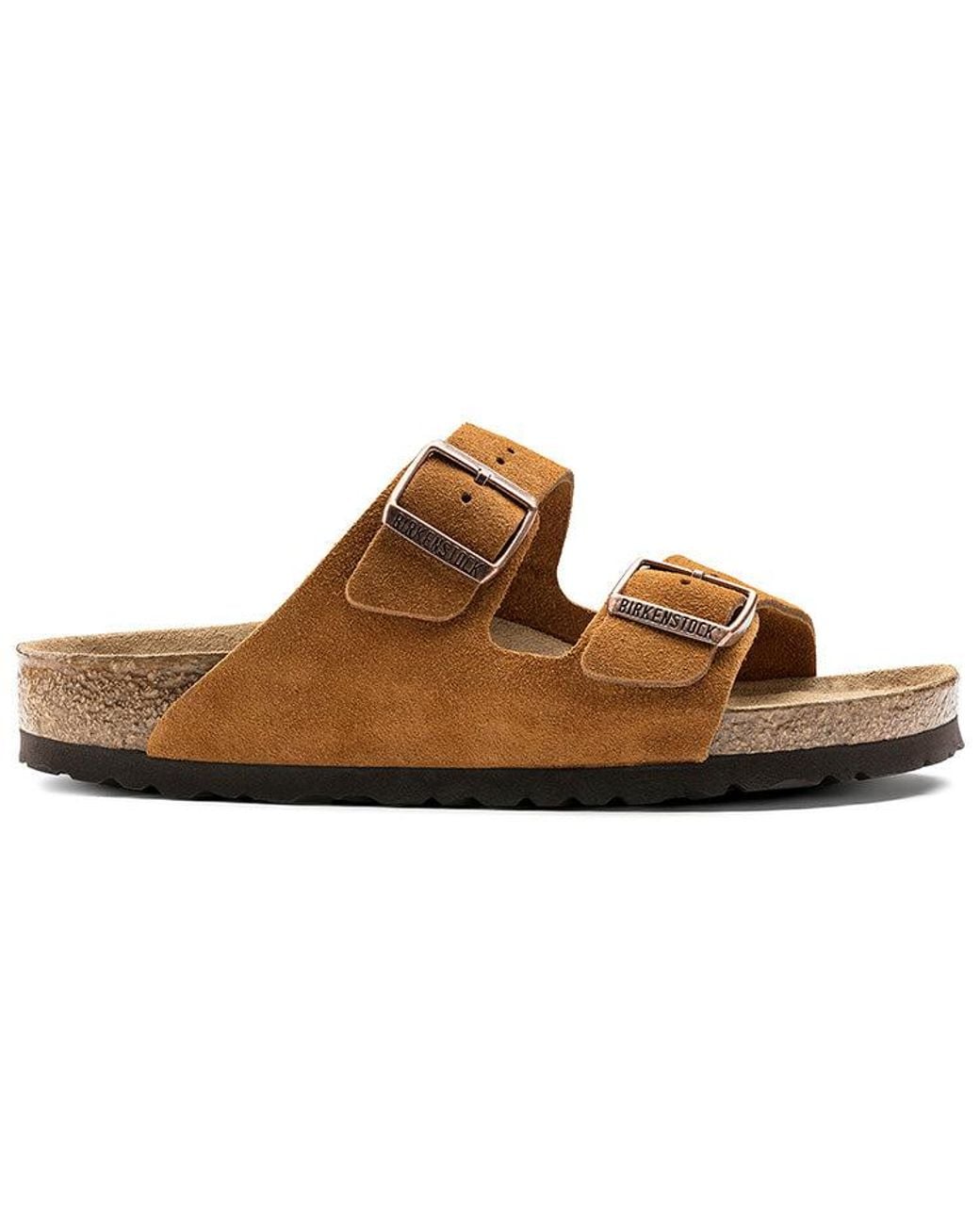 Birkenstock Brown Arizona Series Cowhide Suede Light Version Sandals for men