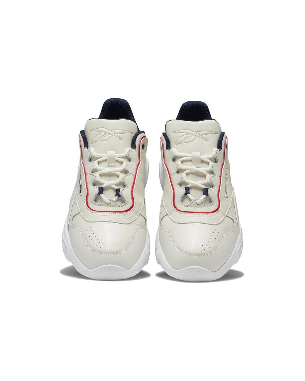 Reebok White Premier Classic Leather Creamy Shoes/Sneakers for men