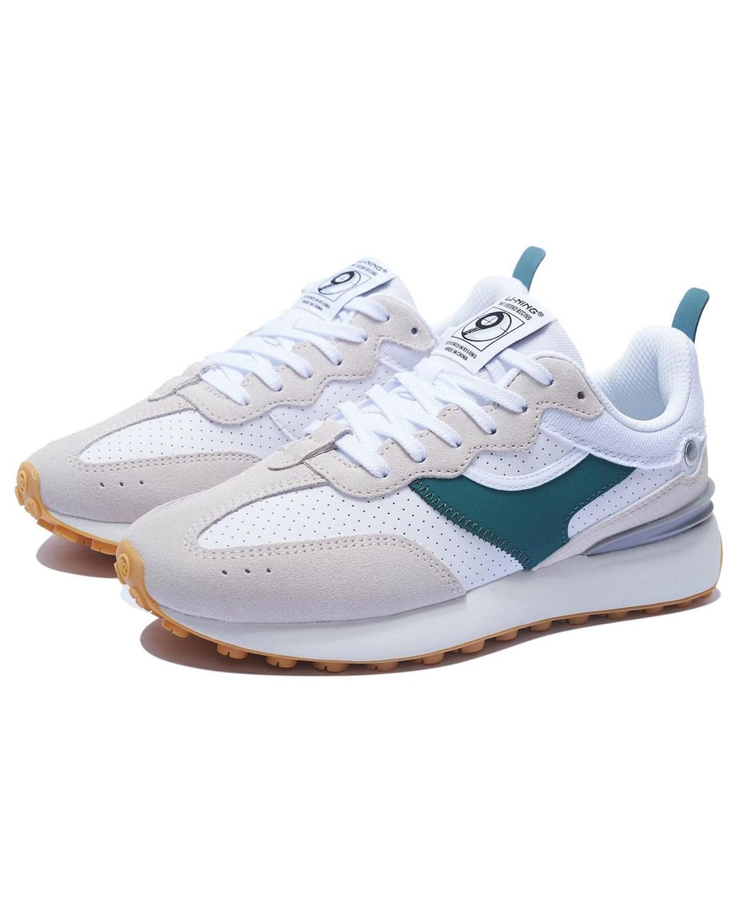 Li-ning Blue Cosmos Classic Trainers Retro Walking Shoes for men