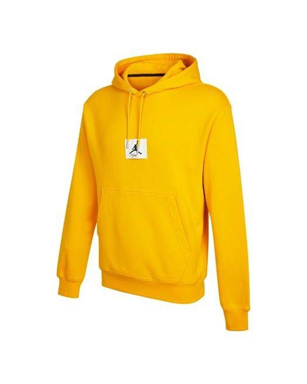 Nike Yellow Statement Logo Printing Casual Sports Hoodie for men