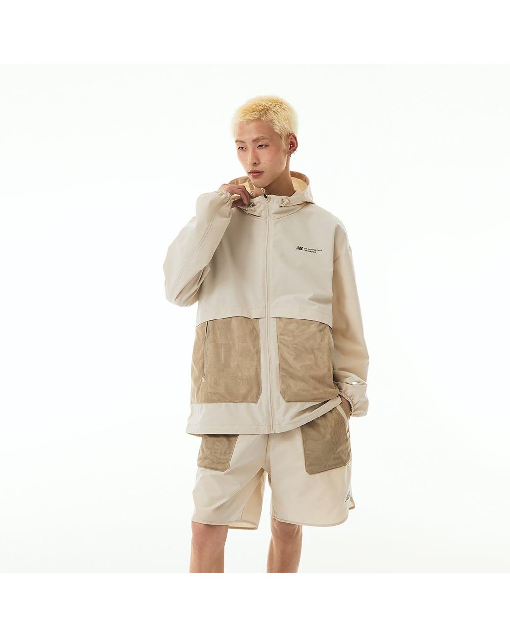 New Balance Natural Woven Hooded Jacket