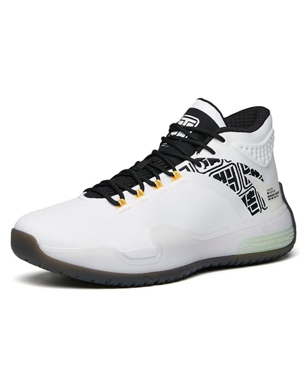 Anta White Basketball Series Sneakers Mid for men
