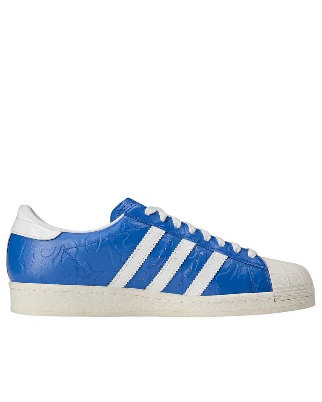 Adidas Blue X A Bathing Ape Superstar Vintage for men
