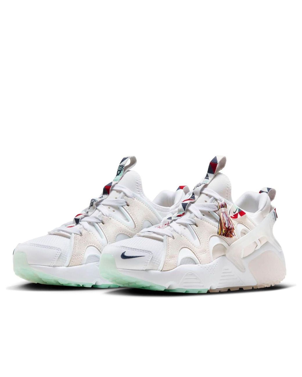 Nike White (Wmns) Air Huarache Craft Multi Patch'