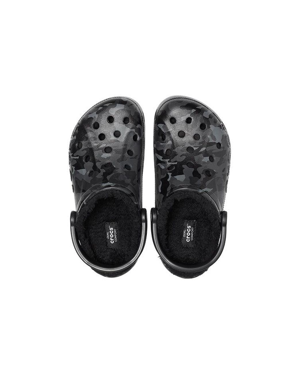 CROCSTM Black Wear-Resistant Cozy Sports Sandals