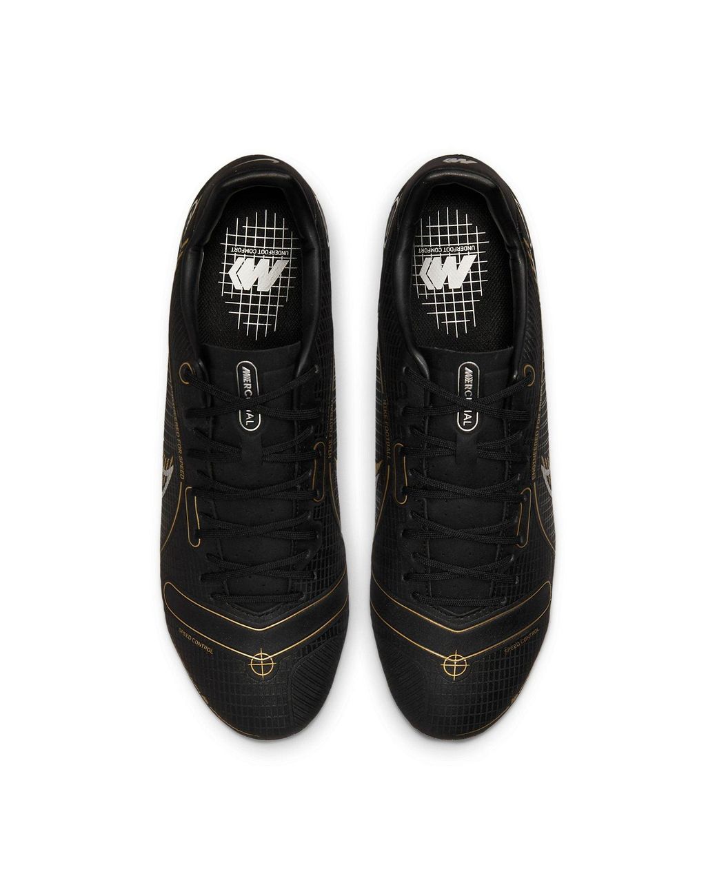 Nike Black Mercurial Vapor 14 Academy Mg Metallic' for men