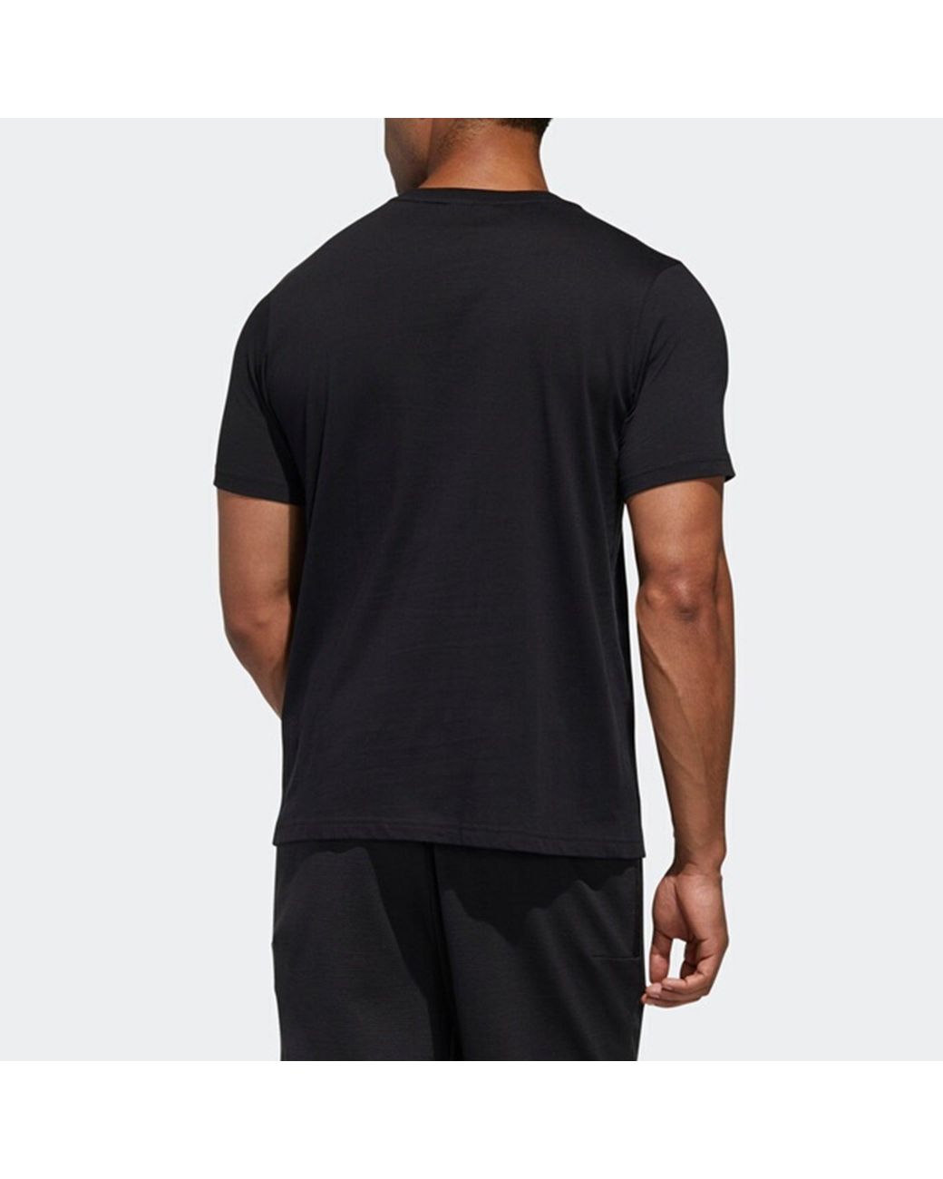 Adidas Black Ub Gfx Tee 2 Funny Printing Sports Short Sleeve for men