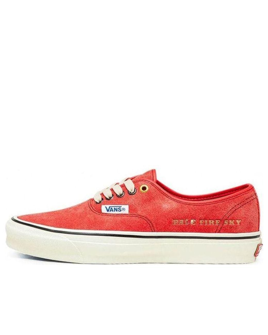 Vans Red Julian Klincewicz X Vault Authentic Sp Lx for men