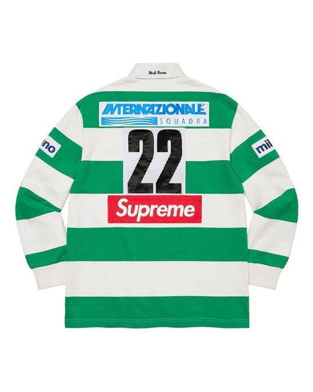 Supreme Stripe Rugby '' in Green for Men | Lyst UK