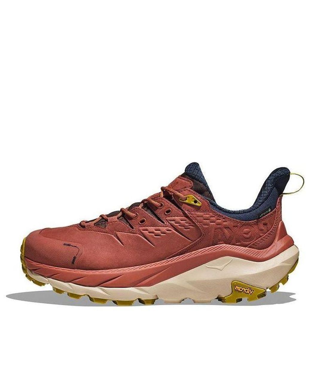 Hoka One One Red Kaha 2 'Hot Sauce Shifting Sand' for men