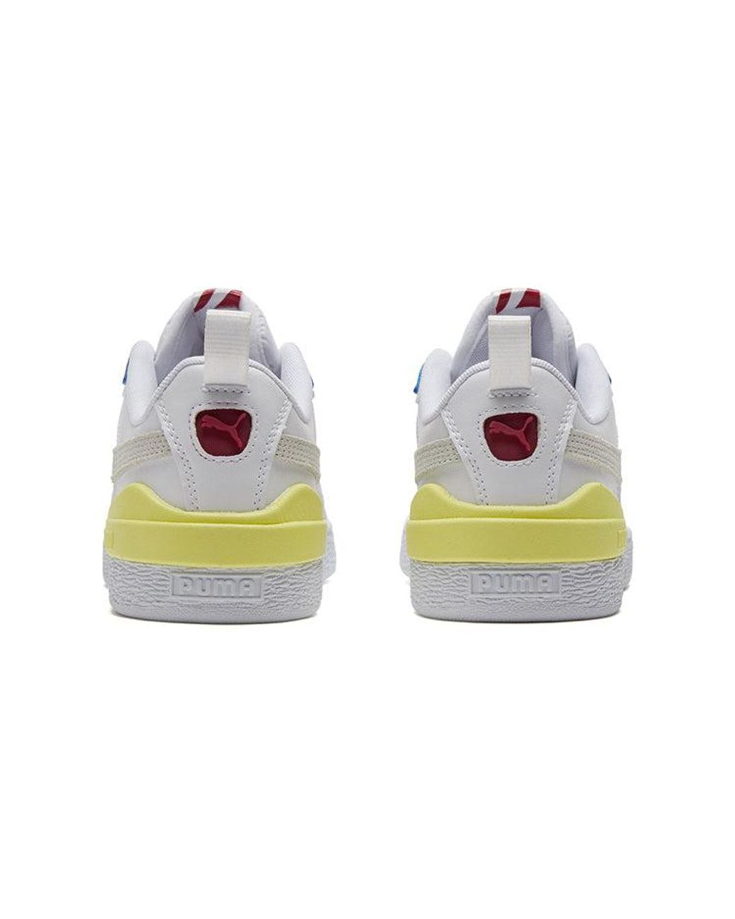 PUMA White Suede Bloc Pear' for men