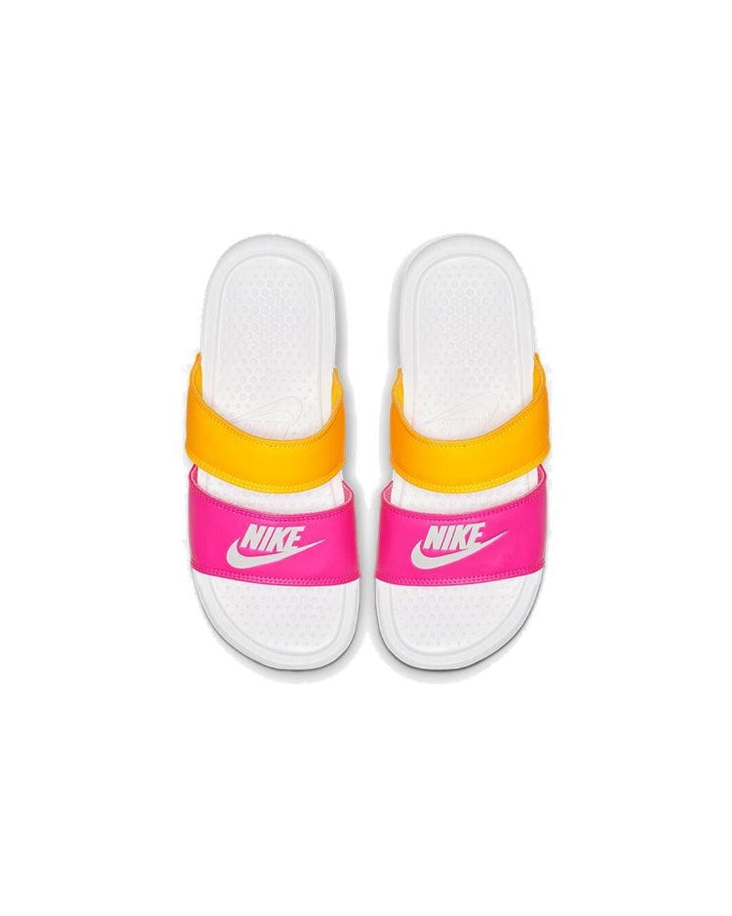 Nike Pink (Wmns) Benassi Duo Ultra Slide 'Metallic Summit'
