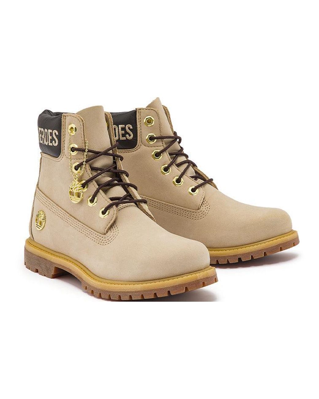 Timberland Natural (Wmns) 6 Inch Premium Boots 'Light Nubuck'