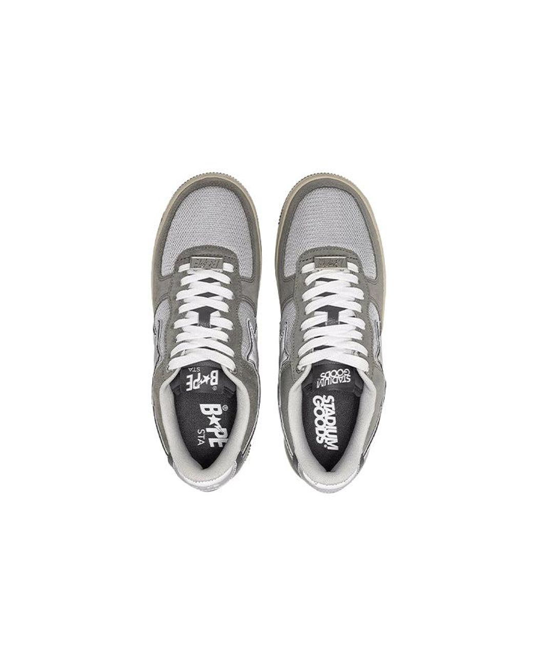 A Bathing Ape Gray Bape Sta 'Stadium Goods'