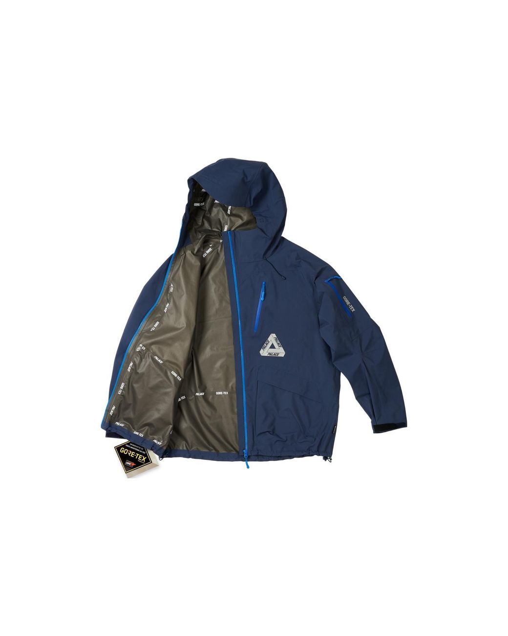 Palace Blue Gore-Tex R-Tek Jacket for men