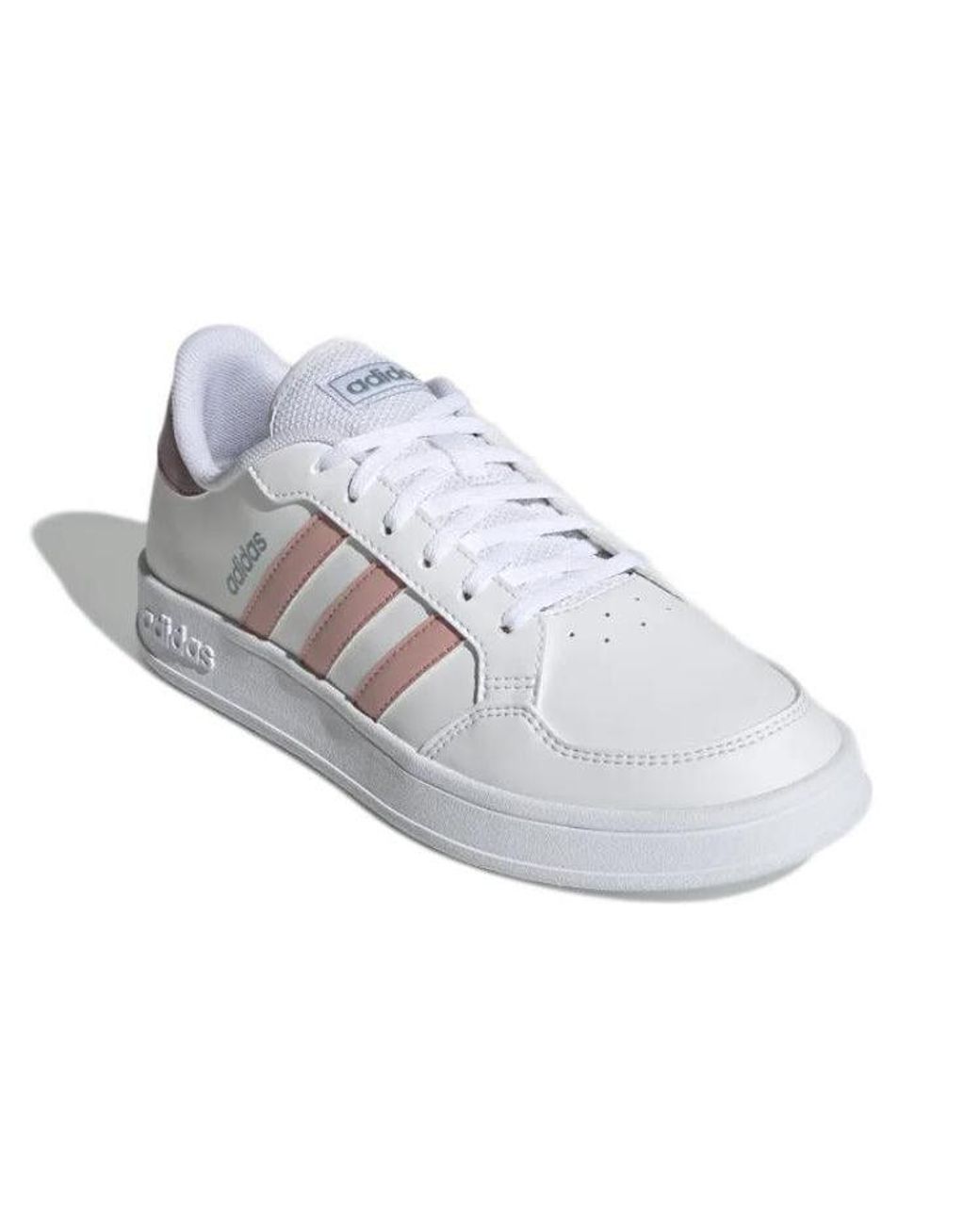 Adidas White Breaknet Court Lifestyle Shoes
