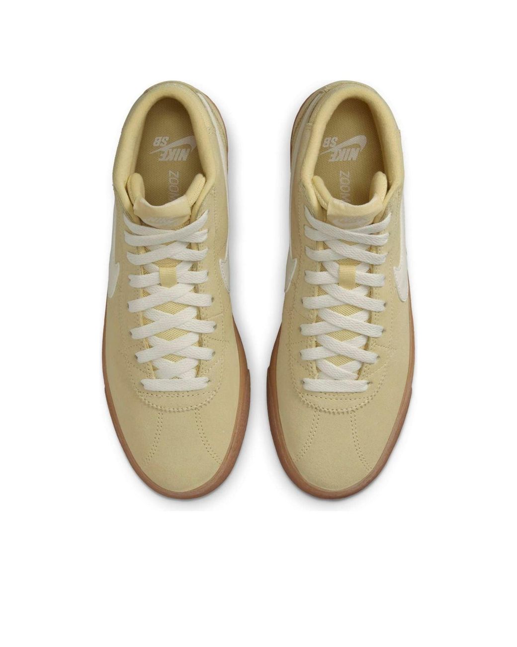 Nike Natural (Wmns) Bruin High Sb 'Lemon Wash Gum'