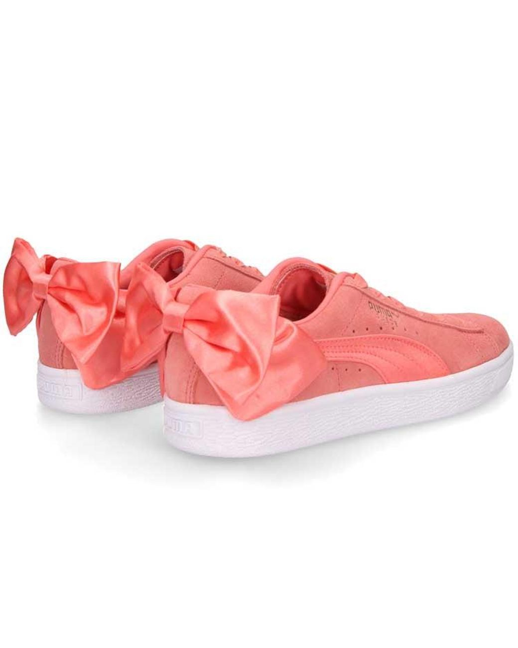 PUMA Pink (Wmns) Suede Bow 'Shell'