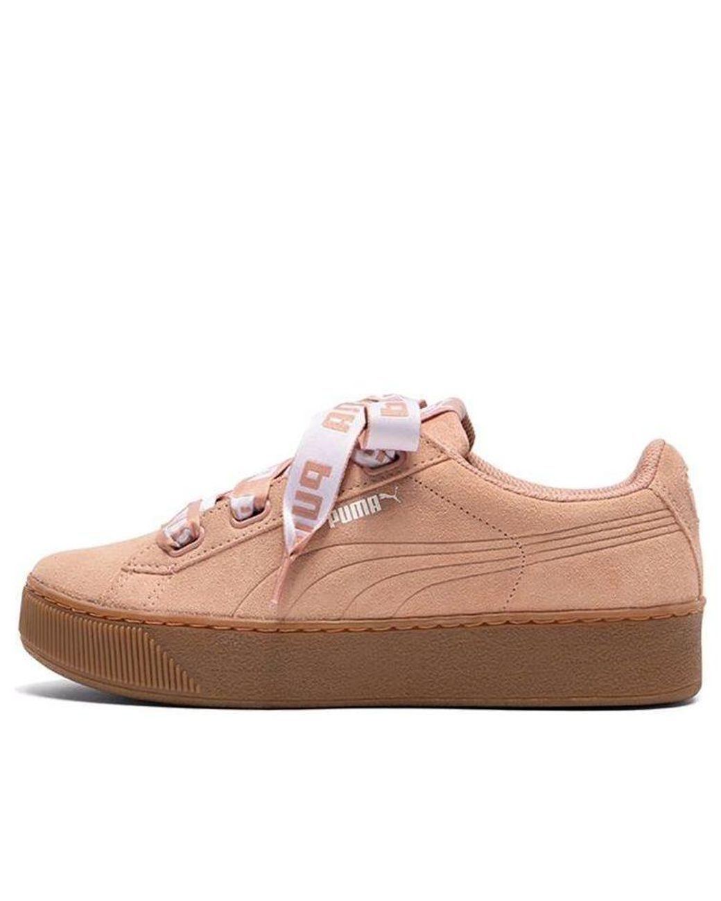 PUMA Pink (Wmns) Vikky Platform Ribbon