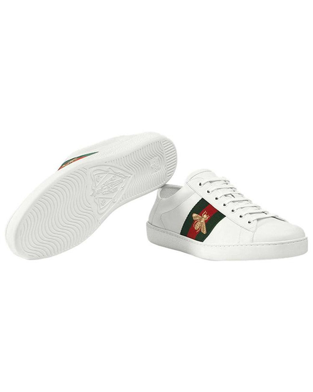 Gucci White Ace Soft Heel for men