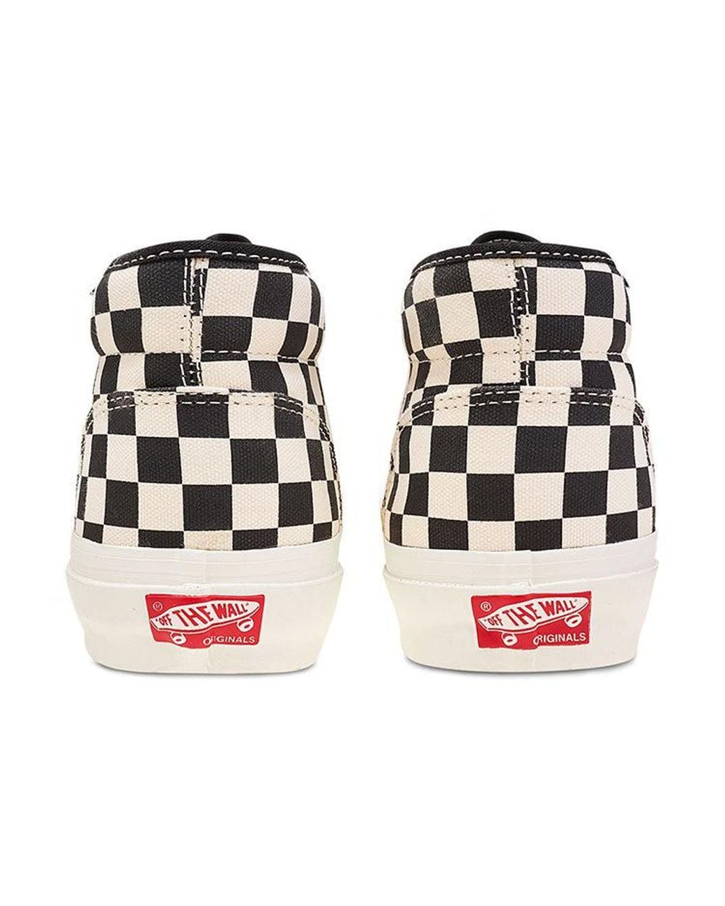 Vans Black Og Chukka Lx 'Checkerboard for men