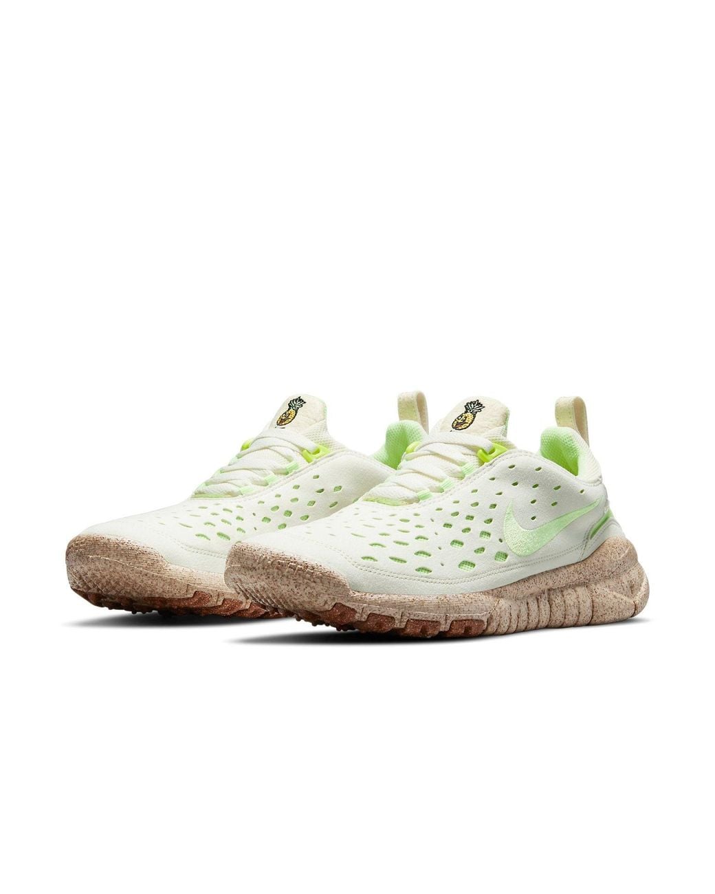 Nike White Free Run Trail 'Happy Pineapple' for men